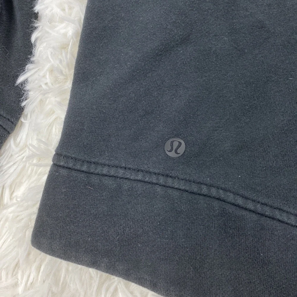 Lululemon Fleece Be True Crew Black